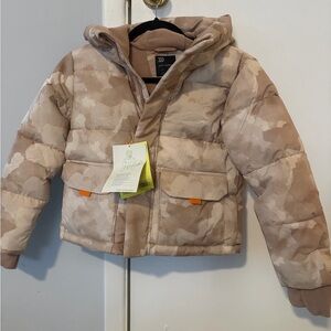 All in Motion Tan Camouflage Hooded Jacket